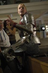 Angela at Royal Armouries