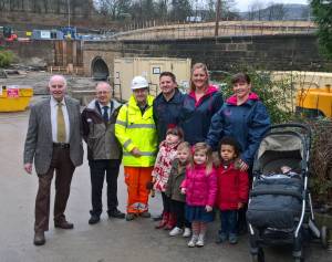 Elland Bridge now open to pedestrians and cyclists