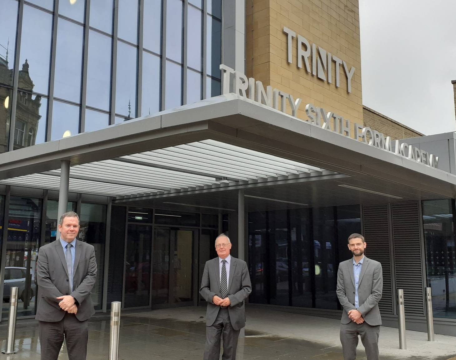 Outside Trinity Sixth Form Academy