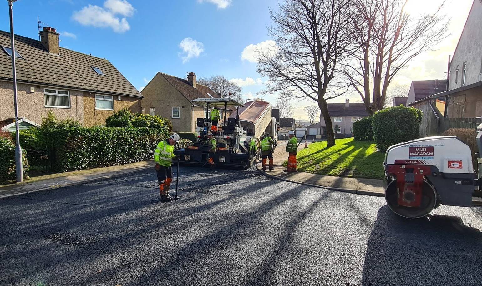 Resurfacing at Forest Avenue