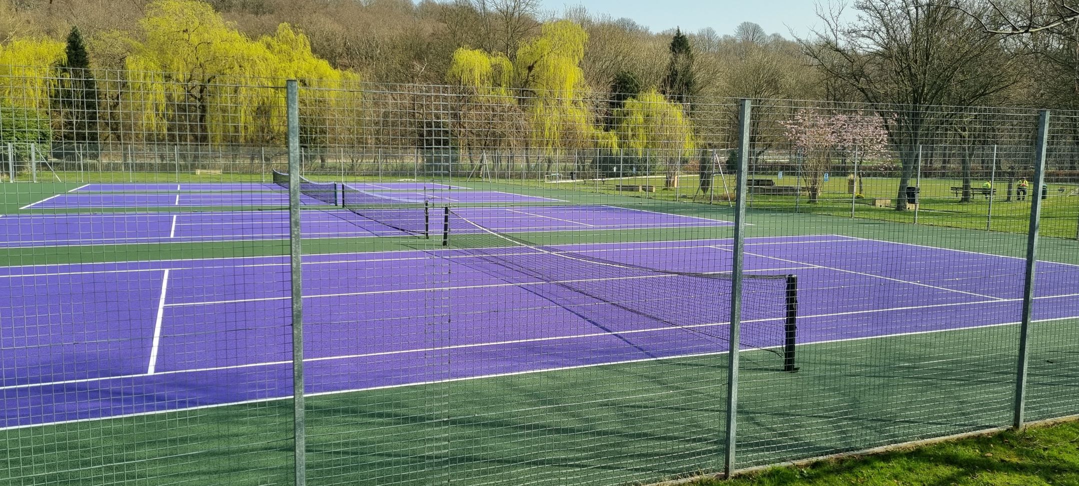 Tennis courts at Brighouse
