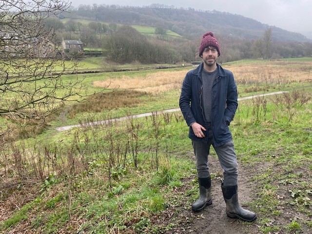 Cllr Scott Patient at Brearley Fields