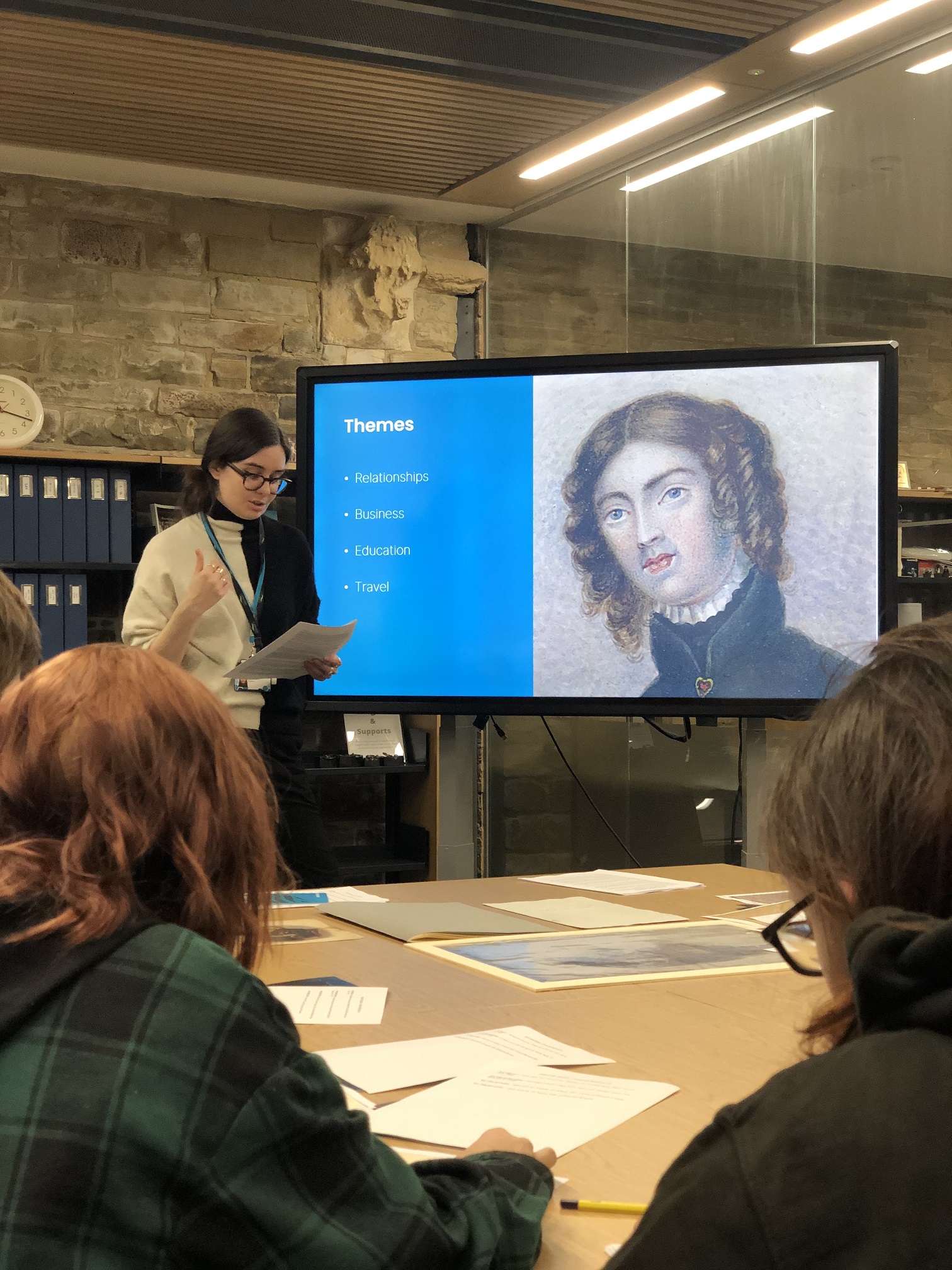 College students learn about Anne Lister