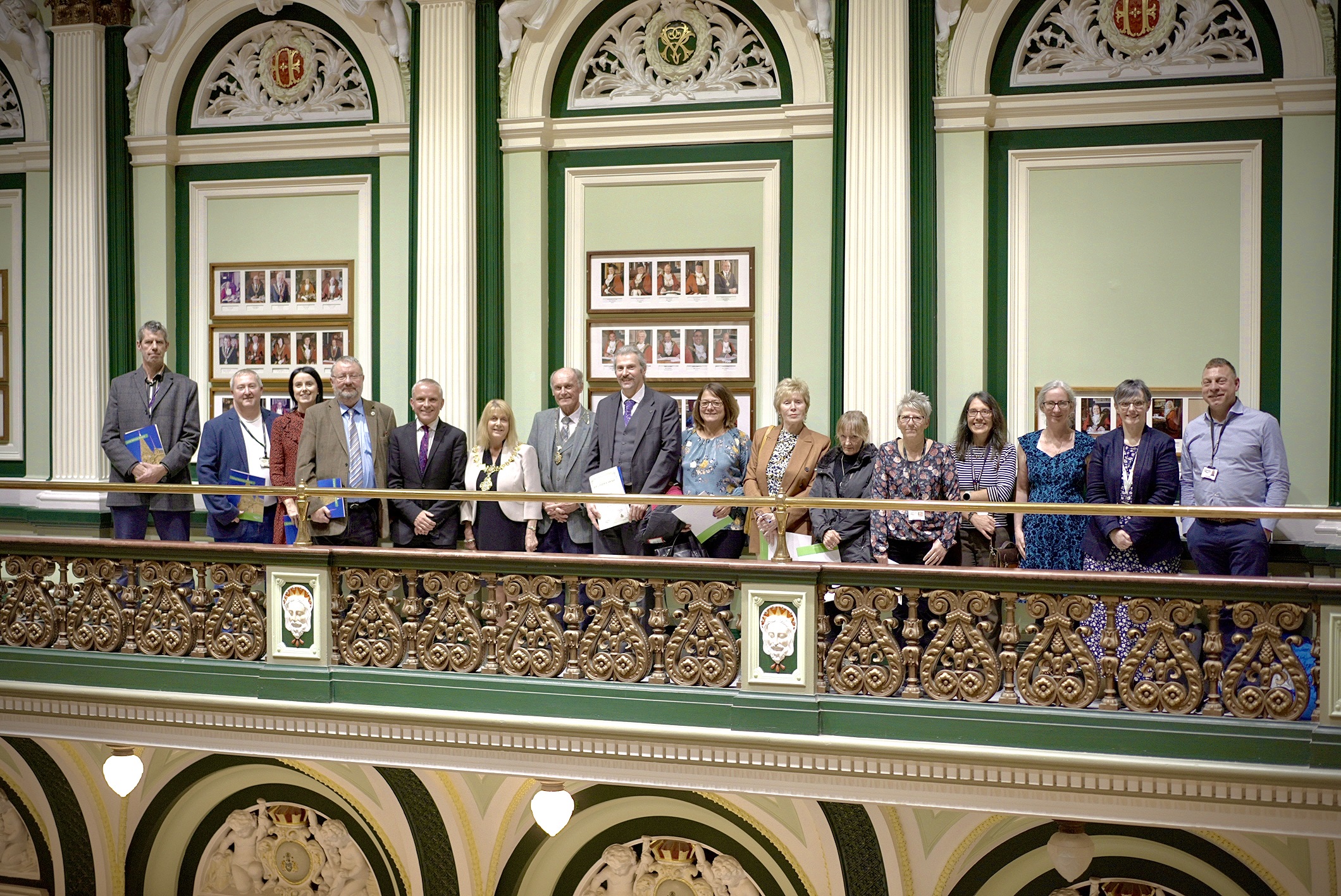 Long service award employees at Halifax Town Hall