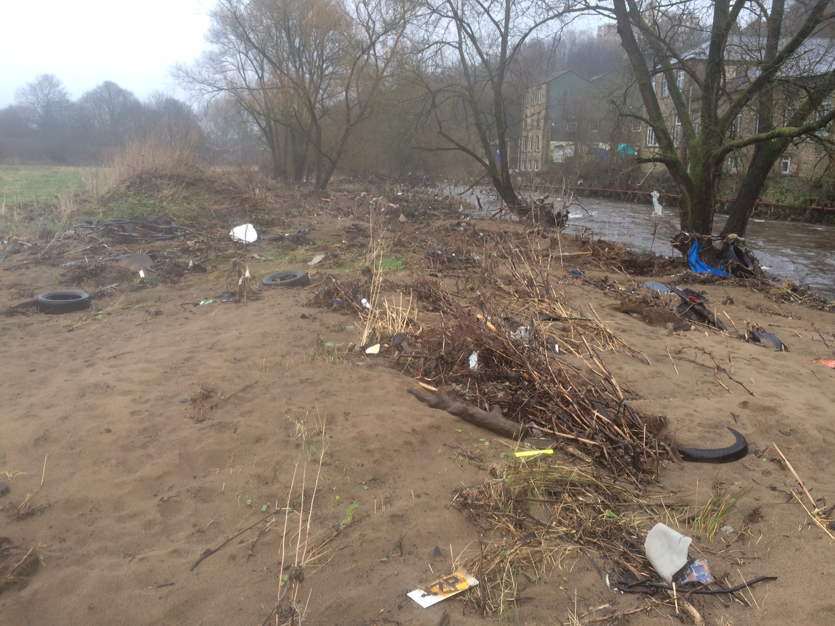 Debris on Calder