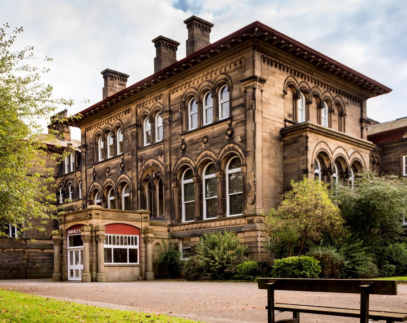 Exterior photo of Bankfield Museum