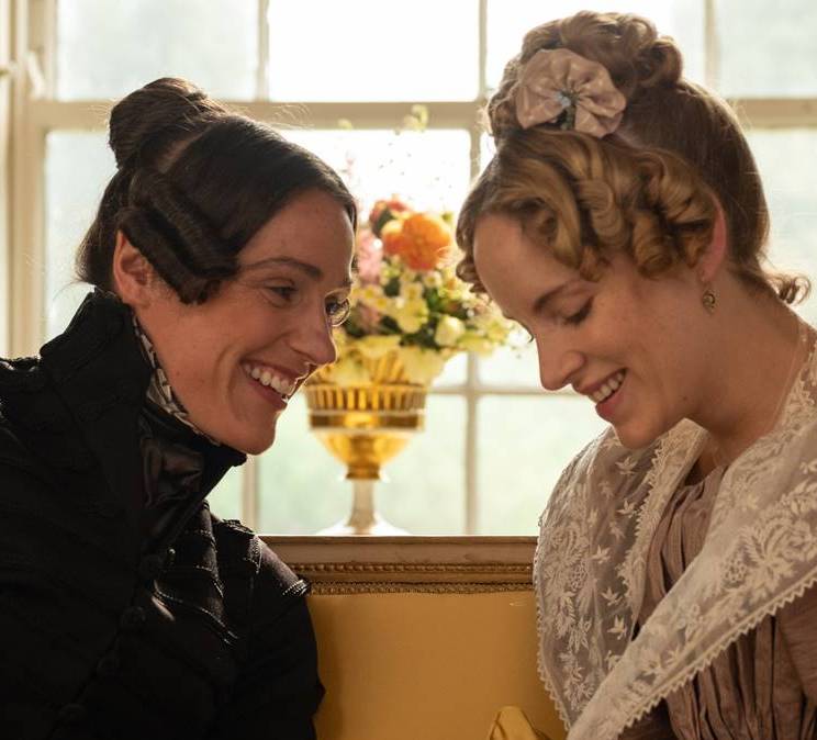 Anne Lister, played by Suranne Jones, and Ann Walker, played by Sophie Rundle
