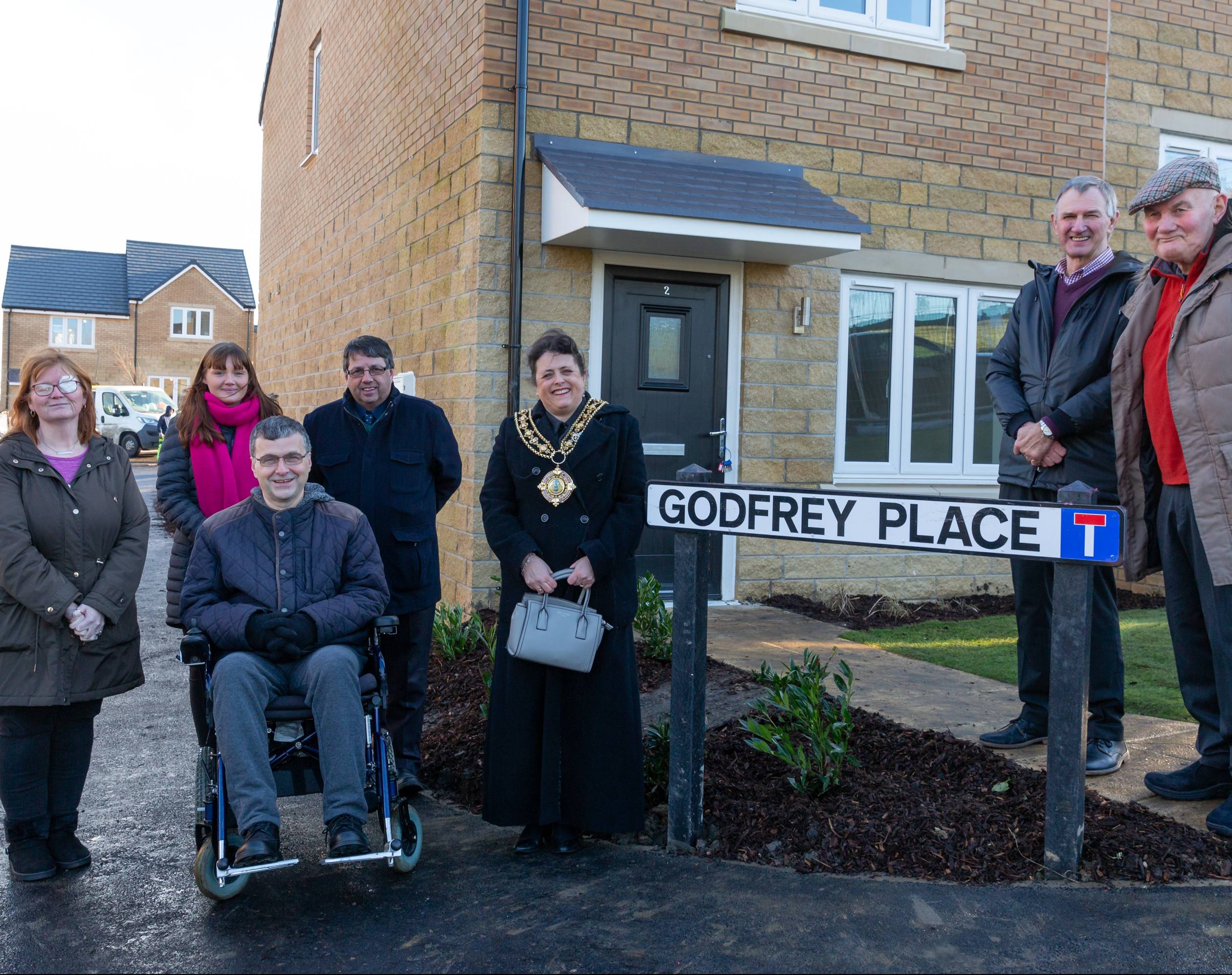 The official opening of Godfrey Place
