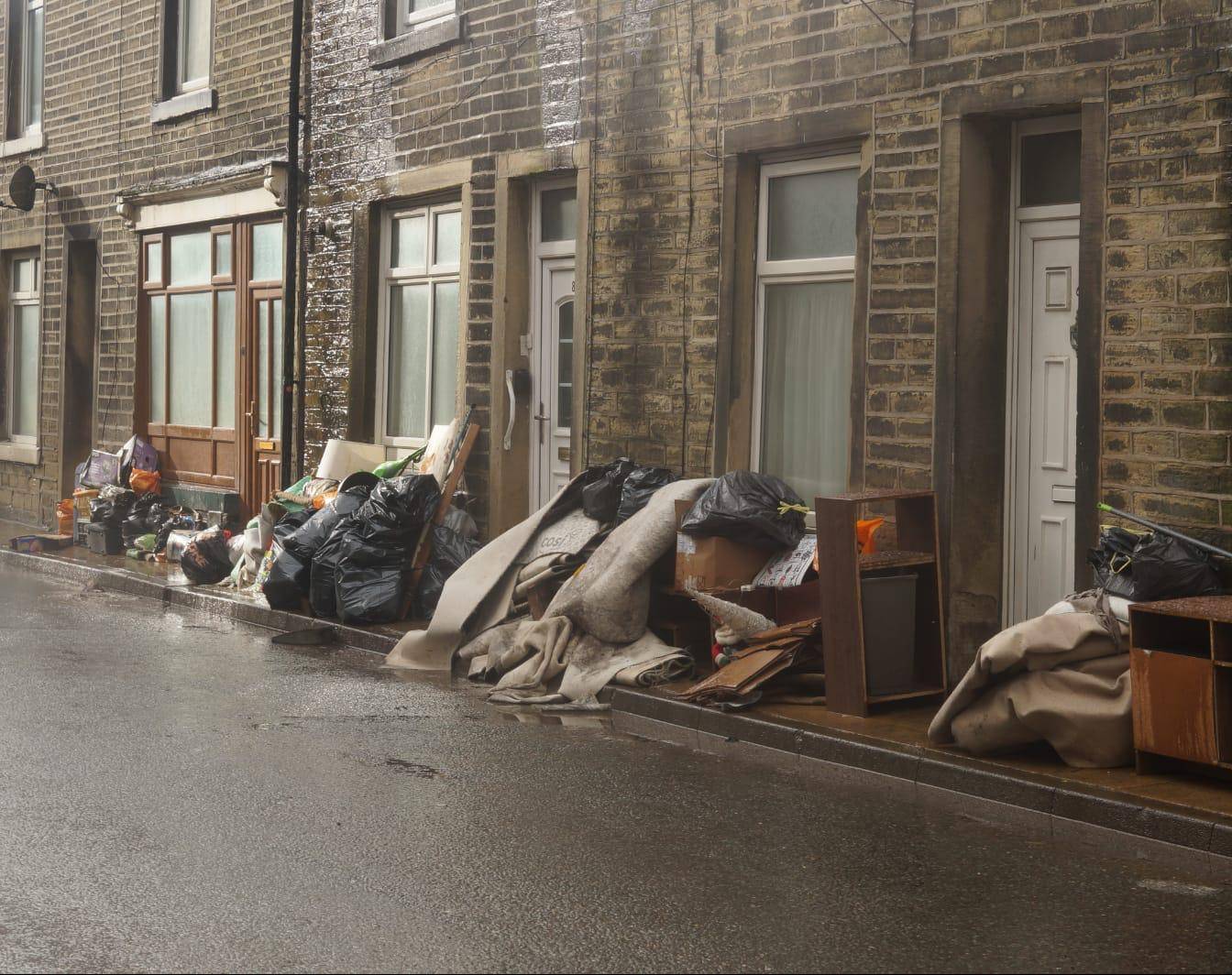 Storm Ciara damage in Calderdale