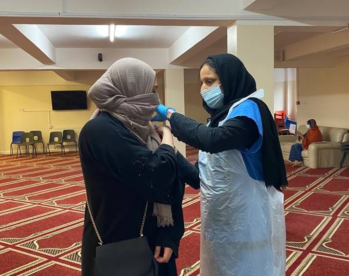 Hopwood Lane Mosque pop-up vaccine clinic