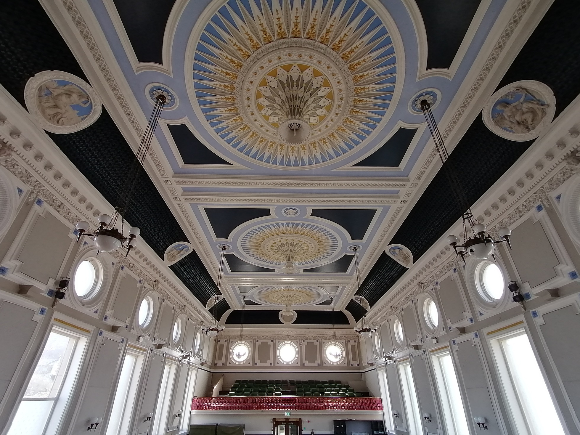 Todmorden Town Hall ballroom