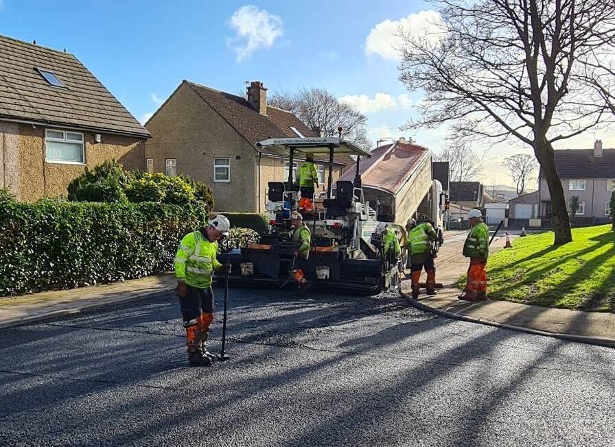 Resurfacing at Forest Avenue