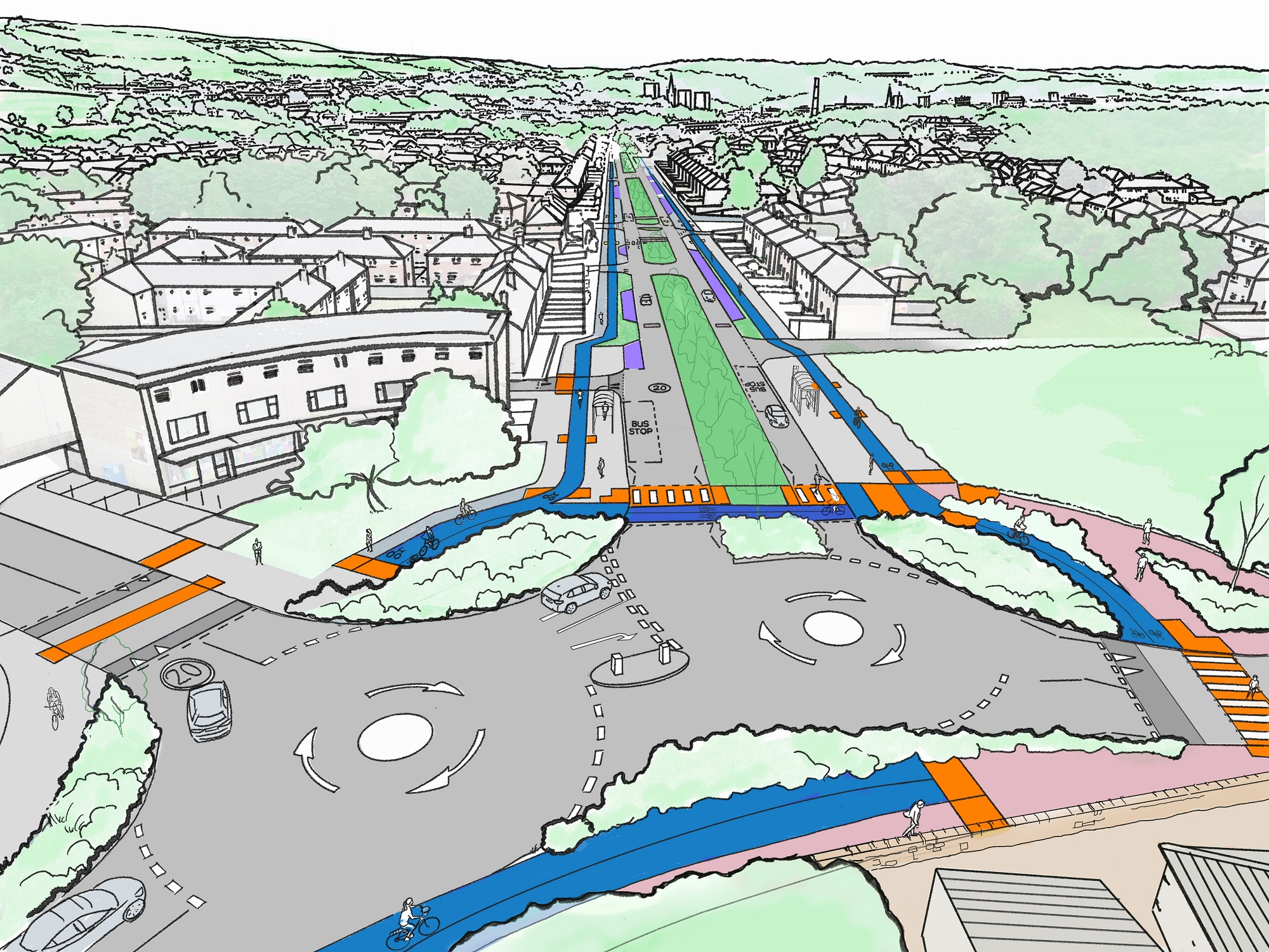 Proposals for Nursery Lane roundabout