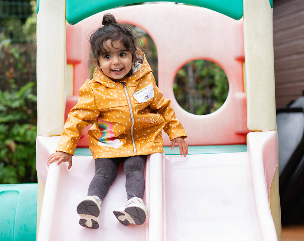 Child enjoying Family Hub launch activities