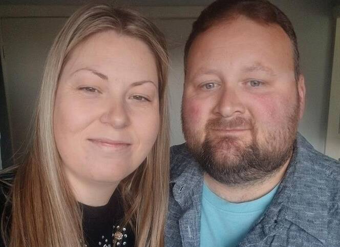 Foster carers Adelle and Ben