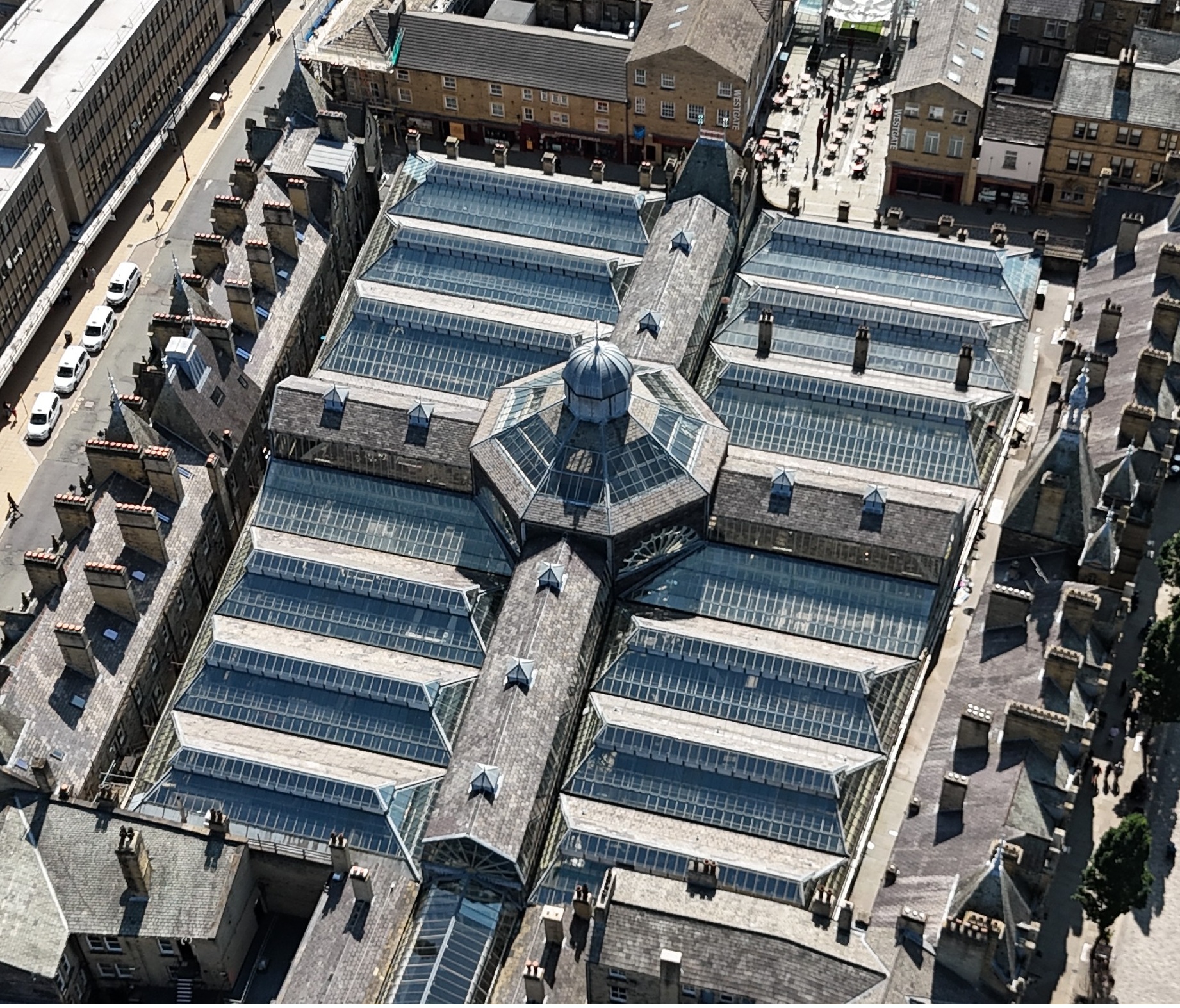 Halifax Borough Market from above
