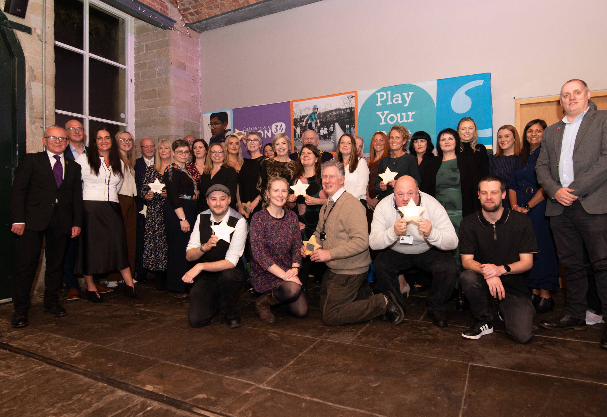 A group of Council staff who won awards at the Our Stars employee awards