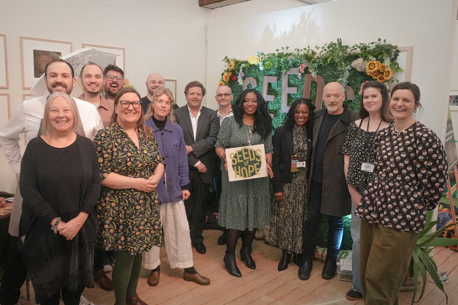 Group shot at Stage of the Lake launch event
